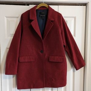 J. Crew Melton Wool Blazer Style Coat, Tag Size 6